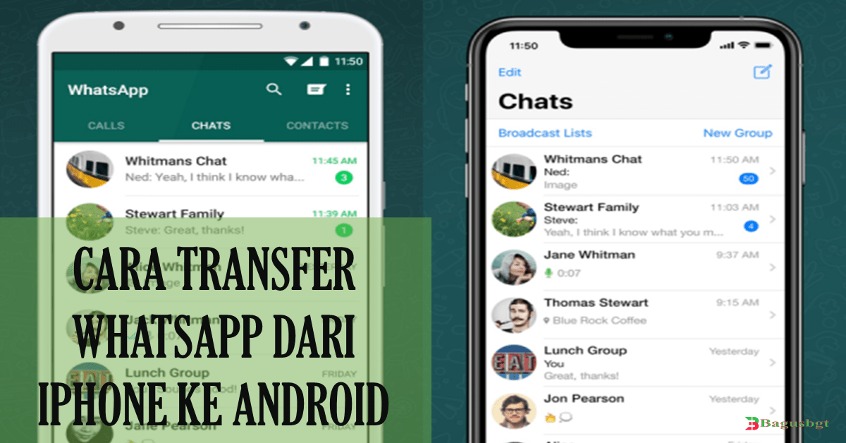 Cara Transfer Whatsapp dari Iphone ke Android