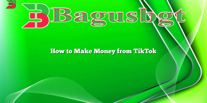 How to Make Money from TikTok